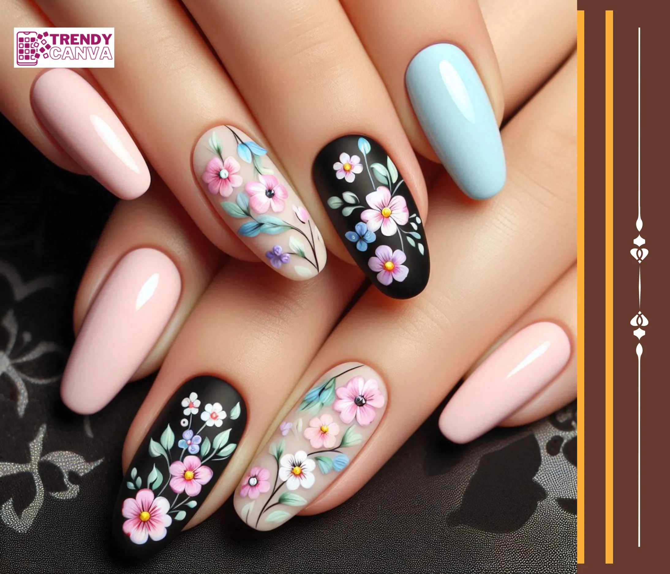 Floral Fantasy Nails