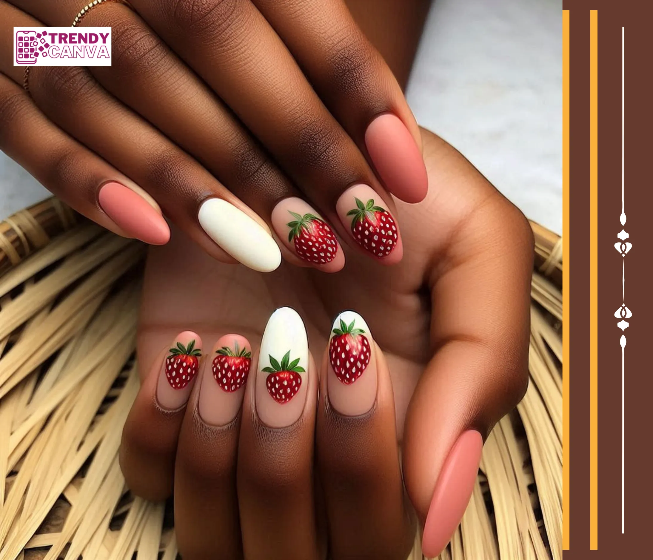 Show Off Your Skills: Strawberry Nail Designs