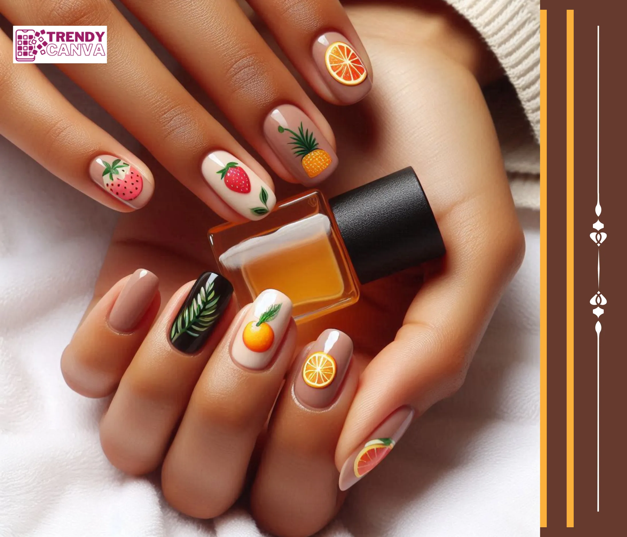 Fruity Mix Nail Art Nail Designs