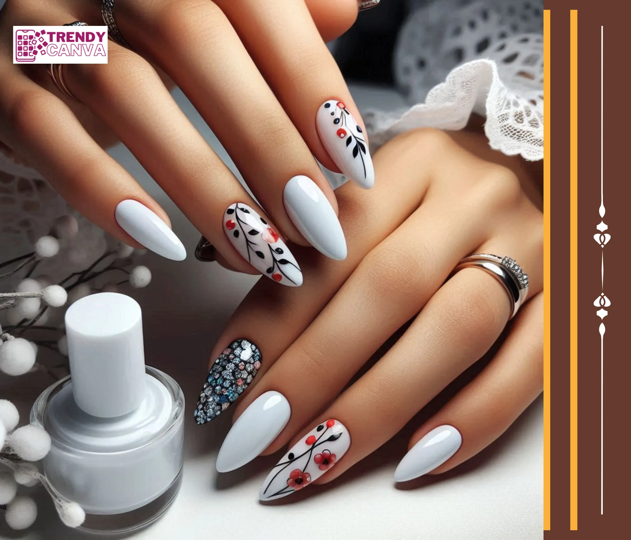 Chrome Nail Art Stickers 