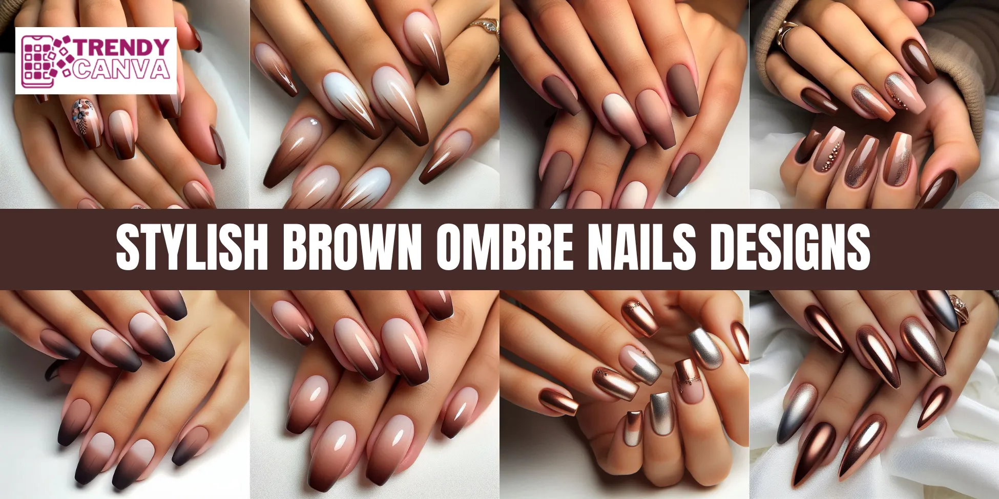 50 Stylish Brown Ombre Nail Designs for Every Occasion