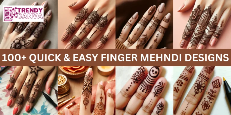 100+ Quick & Easy Finger Mehndi Designs to DIY in Minutes