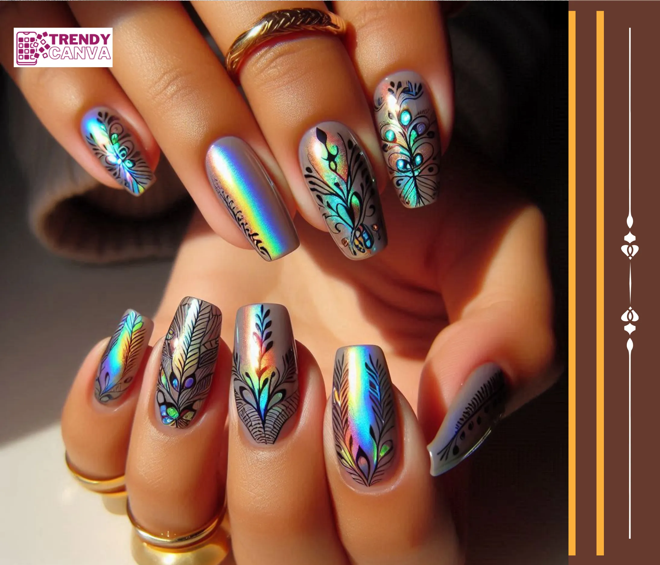 Holographic Mystery Nails