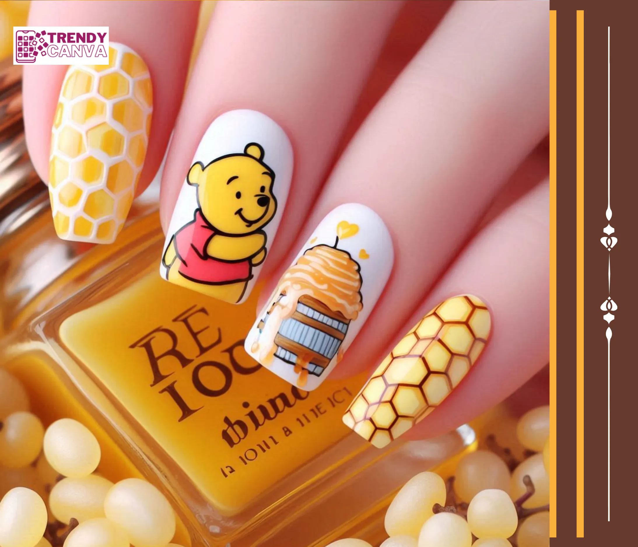 Honeycomb Delight Nails