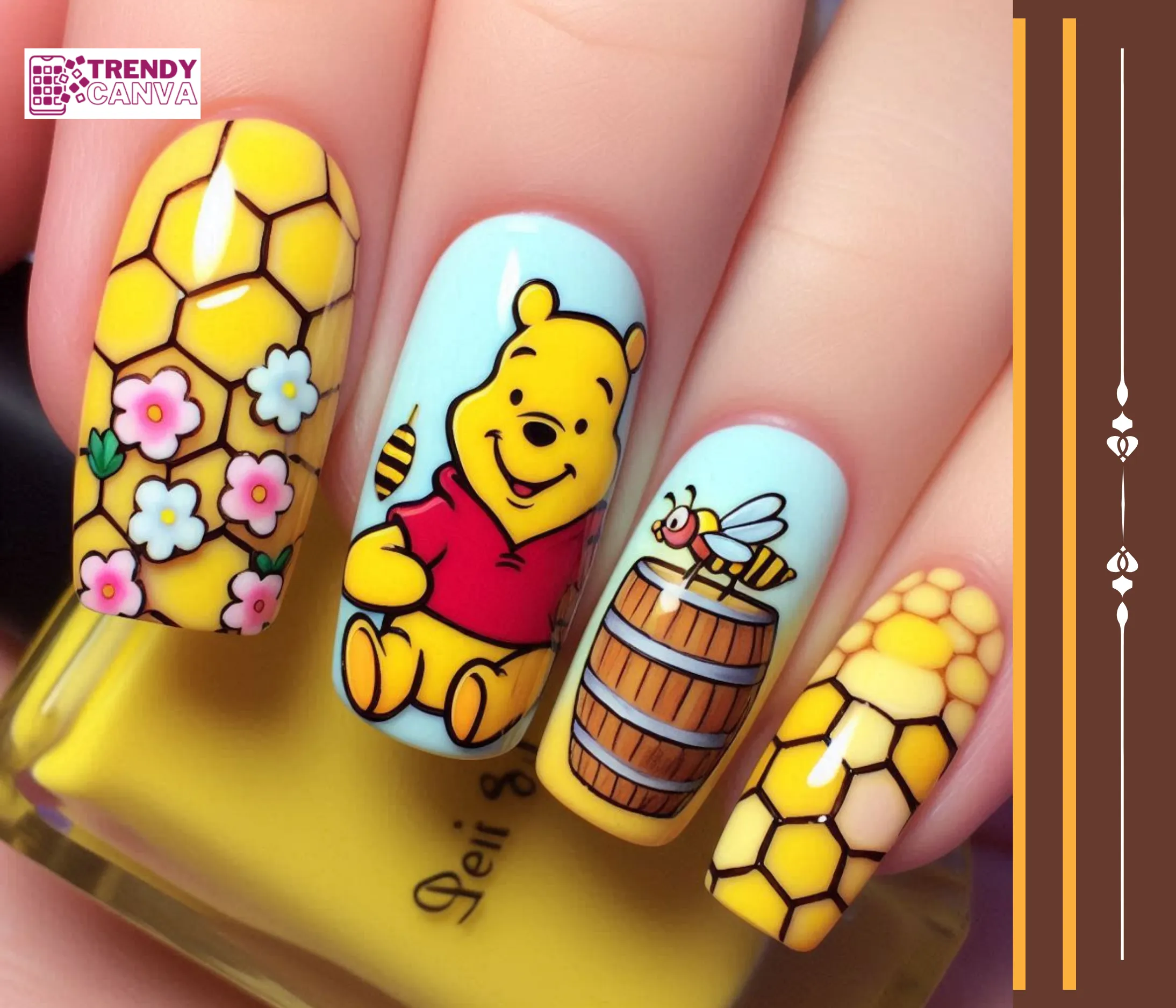 Honeycomb Delight Nails