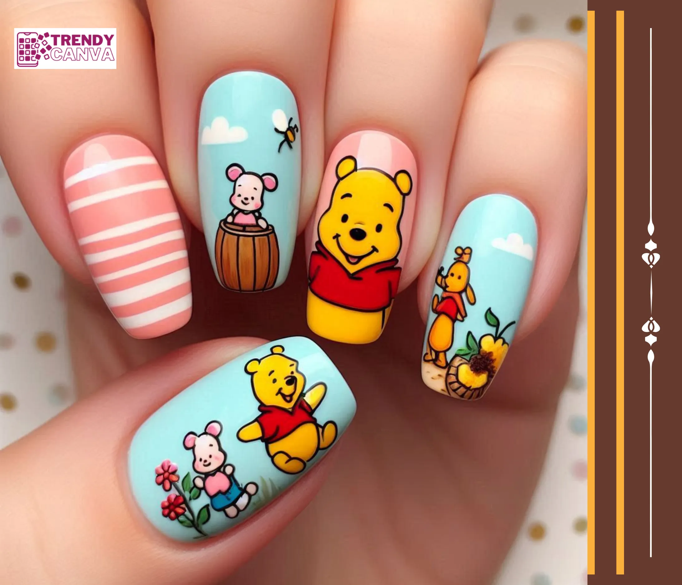 Pooh and Friends Nails