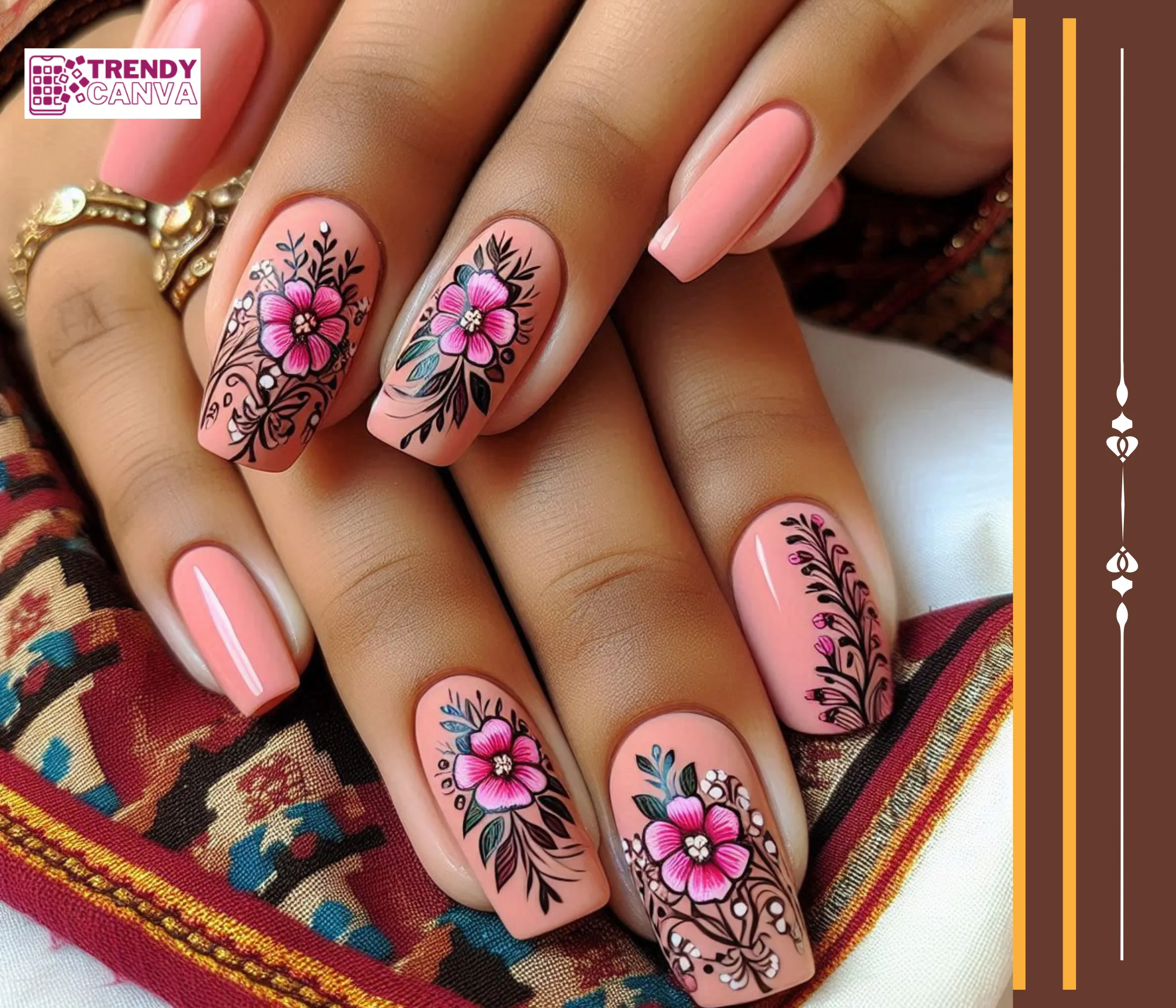 Floral Nail Art Designs