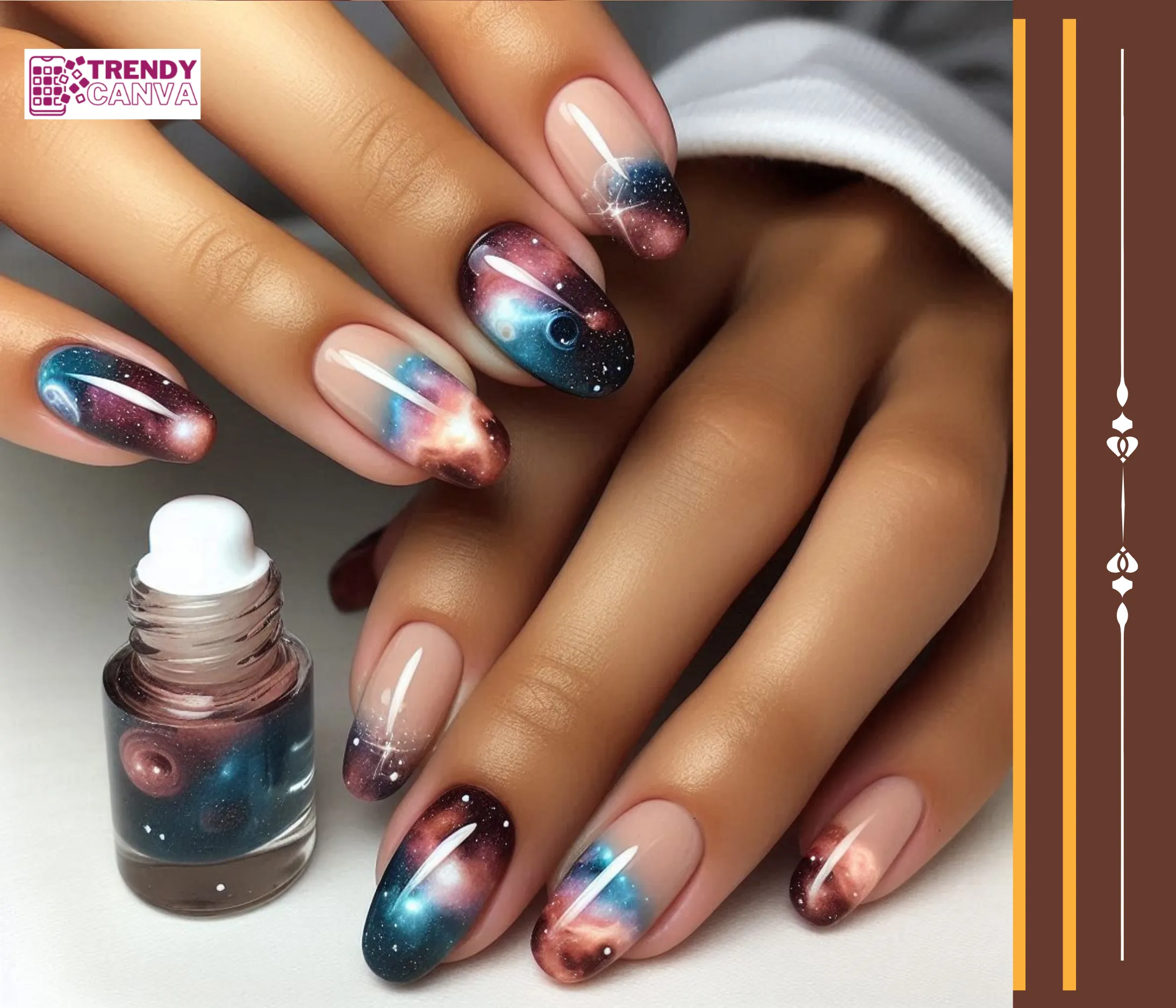 Dreamy Nebula Nail Designs