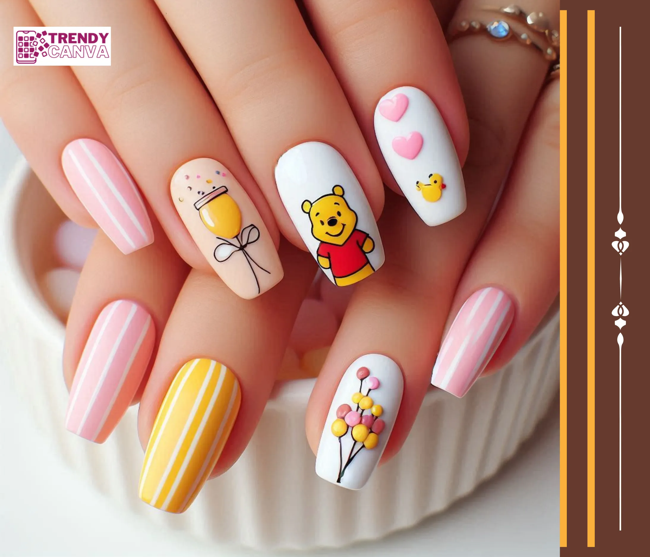 Pooh Bear in the Hundred Acre Wood Nails