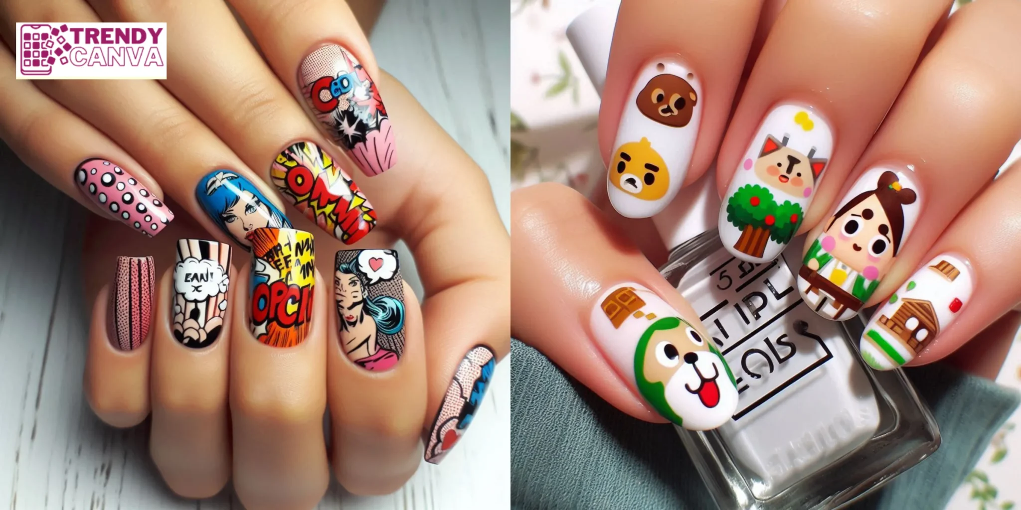 50+ Best Cartoon Nail Designs You Can DIY at Home