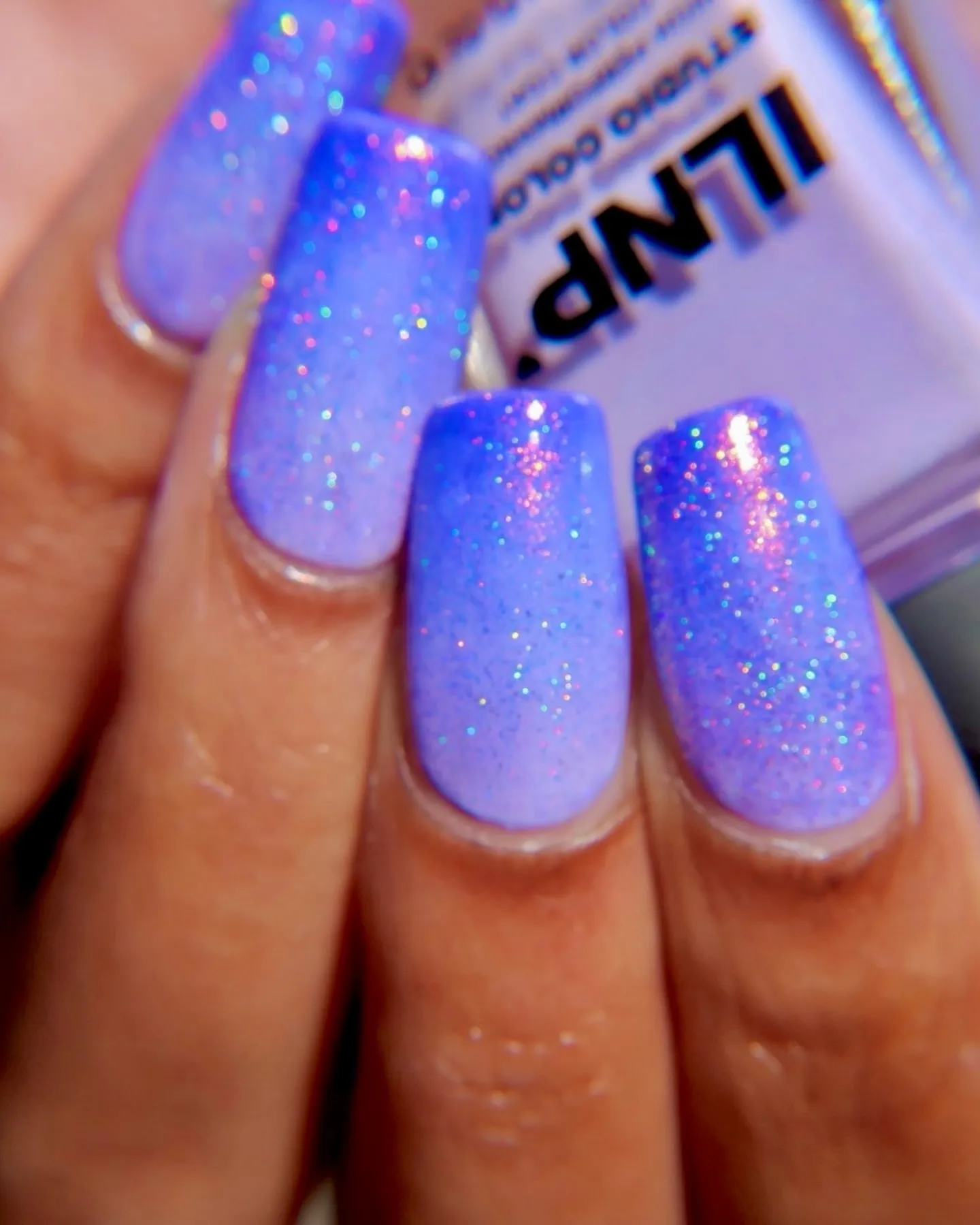 Gradient Cobalt Blue Nail Designs