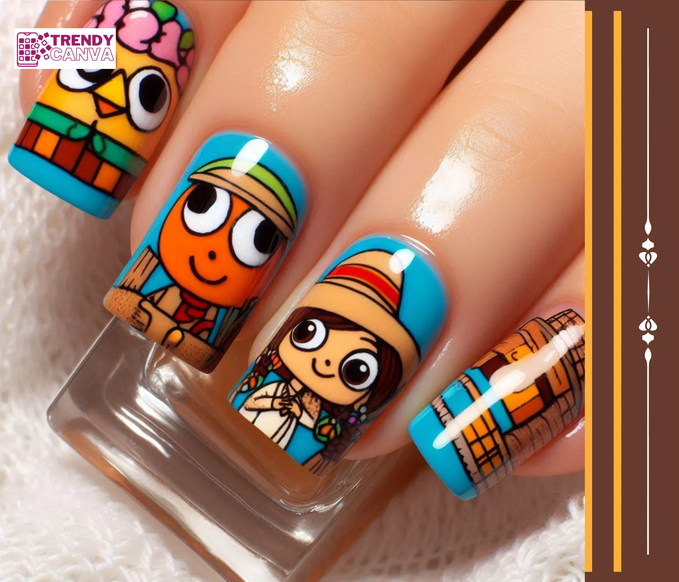 Cartoon Network Throwback Nail Designs