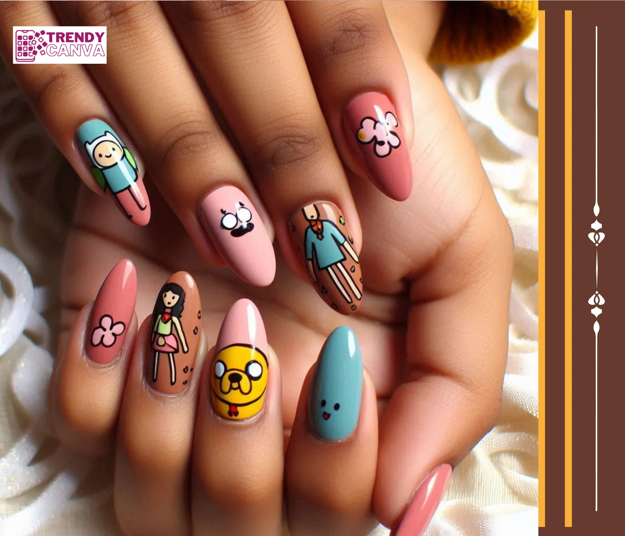 Cartoon Network Throwback Nail Designs