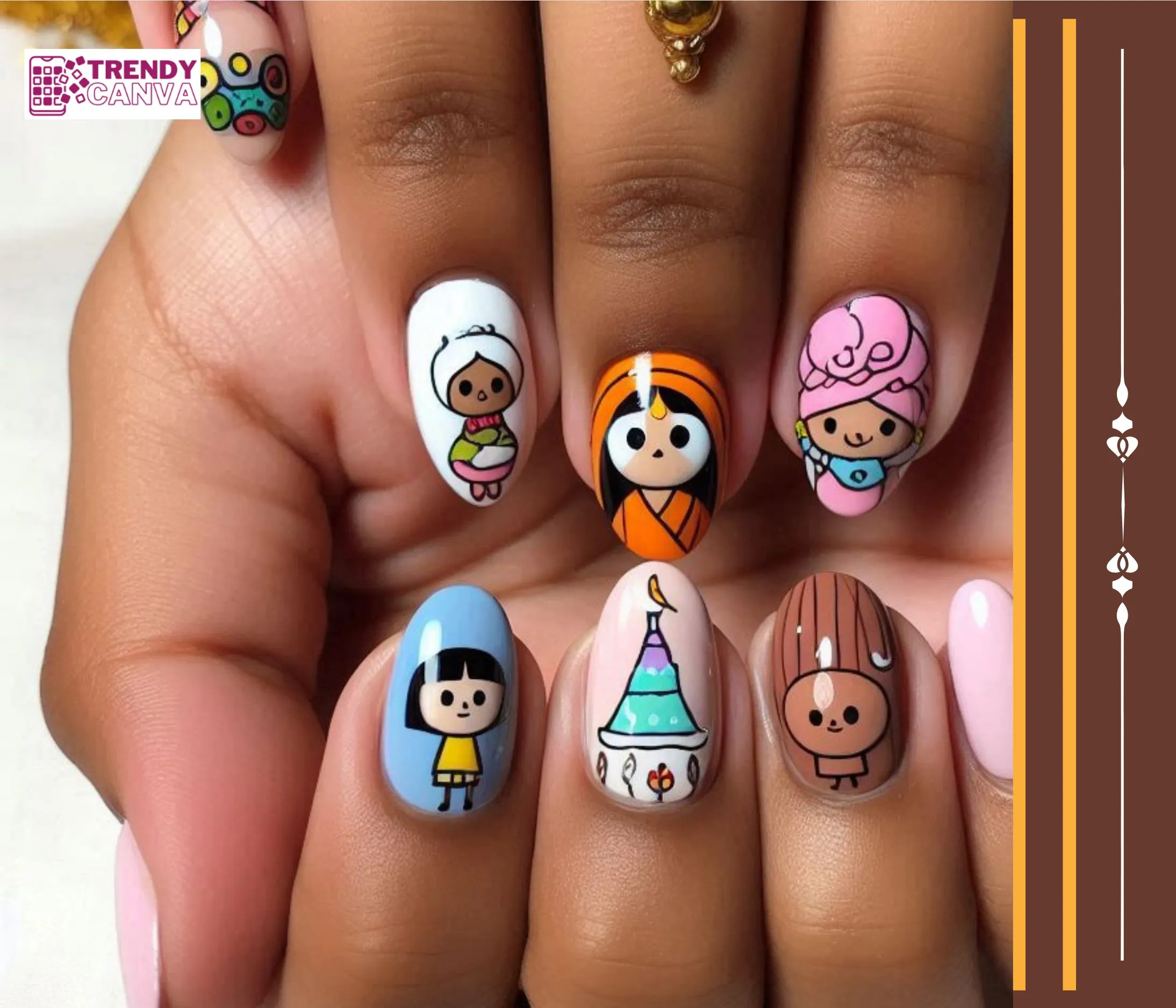 Cartoon Network Throwback Nail Designs