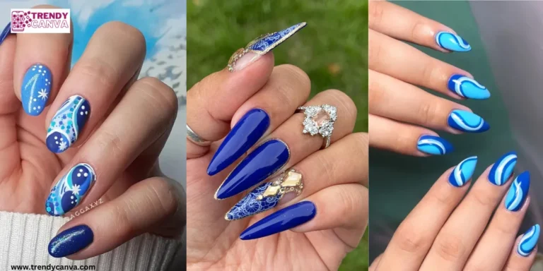 31 Best Cobalt Blue Nail Designs to steal the show