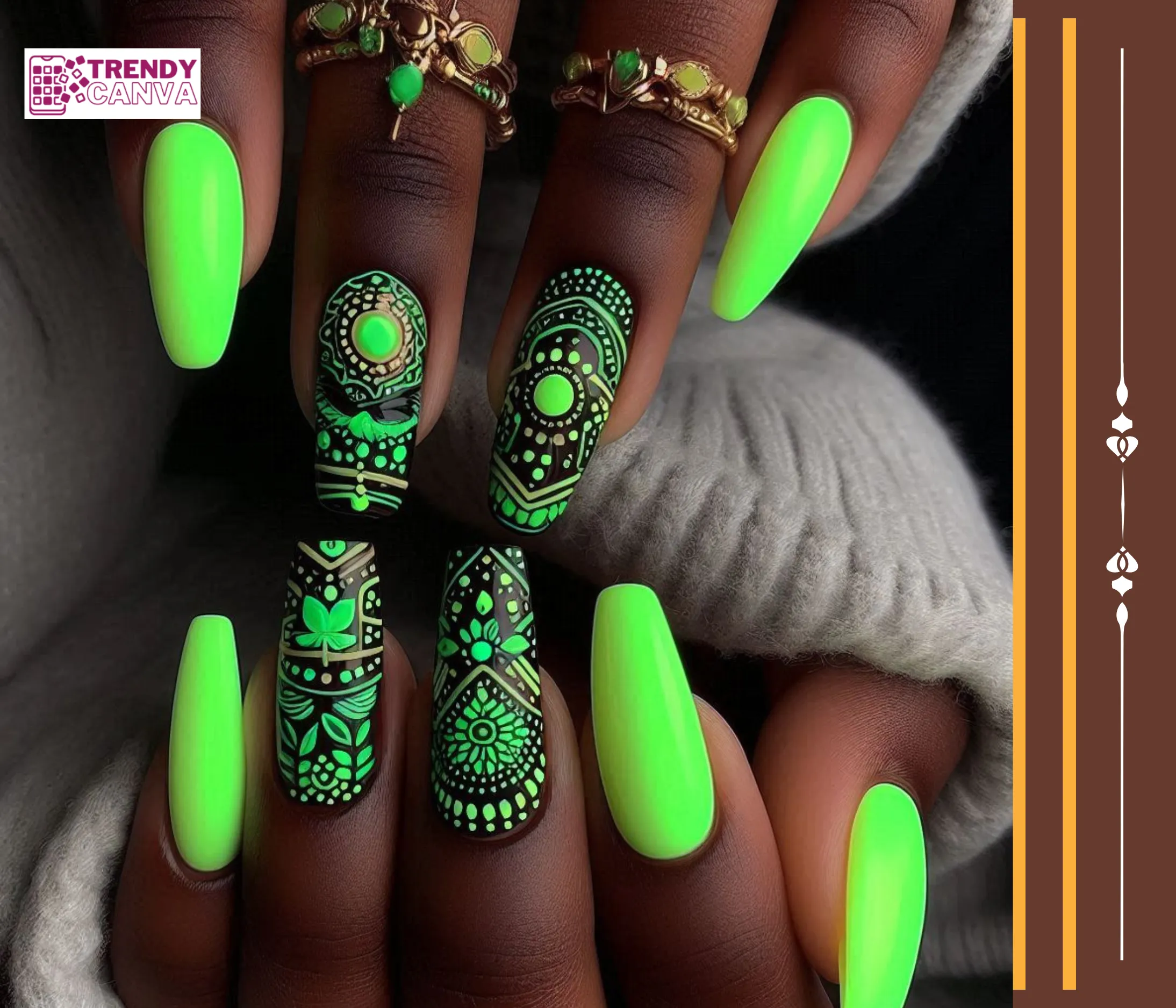 Neon Green Sensation Nail Designs