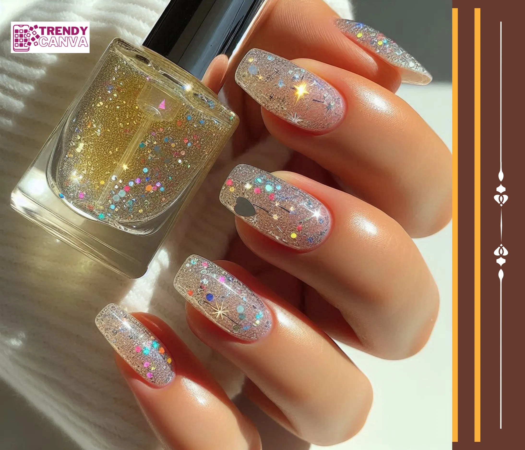 Glittery Goodness Nail Designs