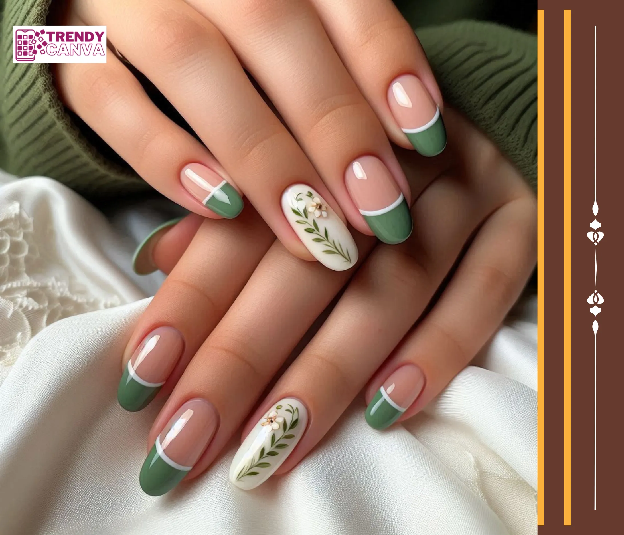 French Manicure with a Twist Nail Designs