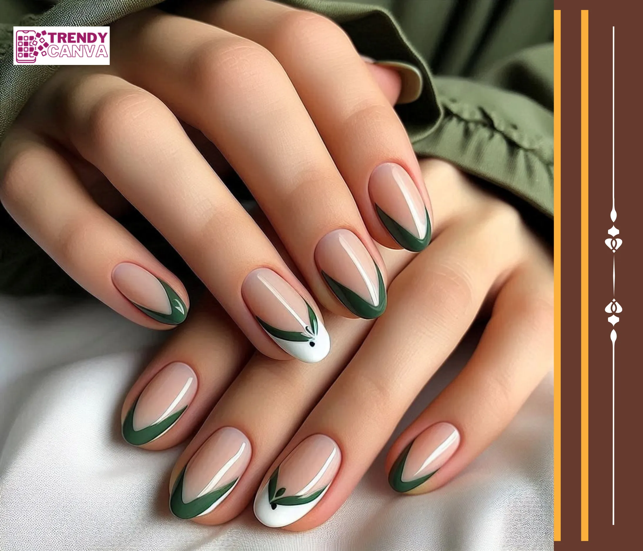 French Manicure with a Twist Nail Designs