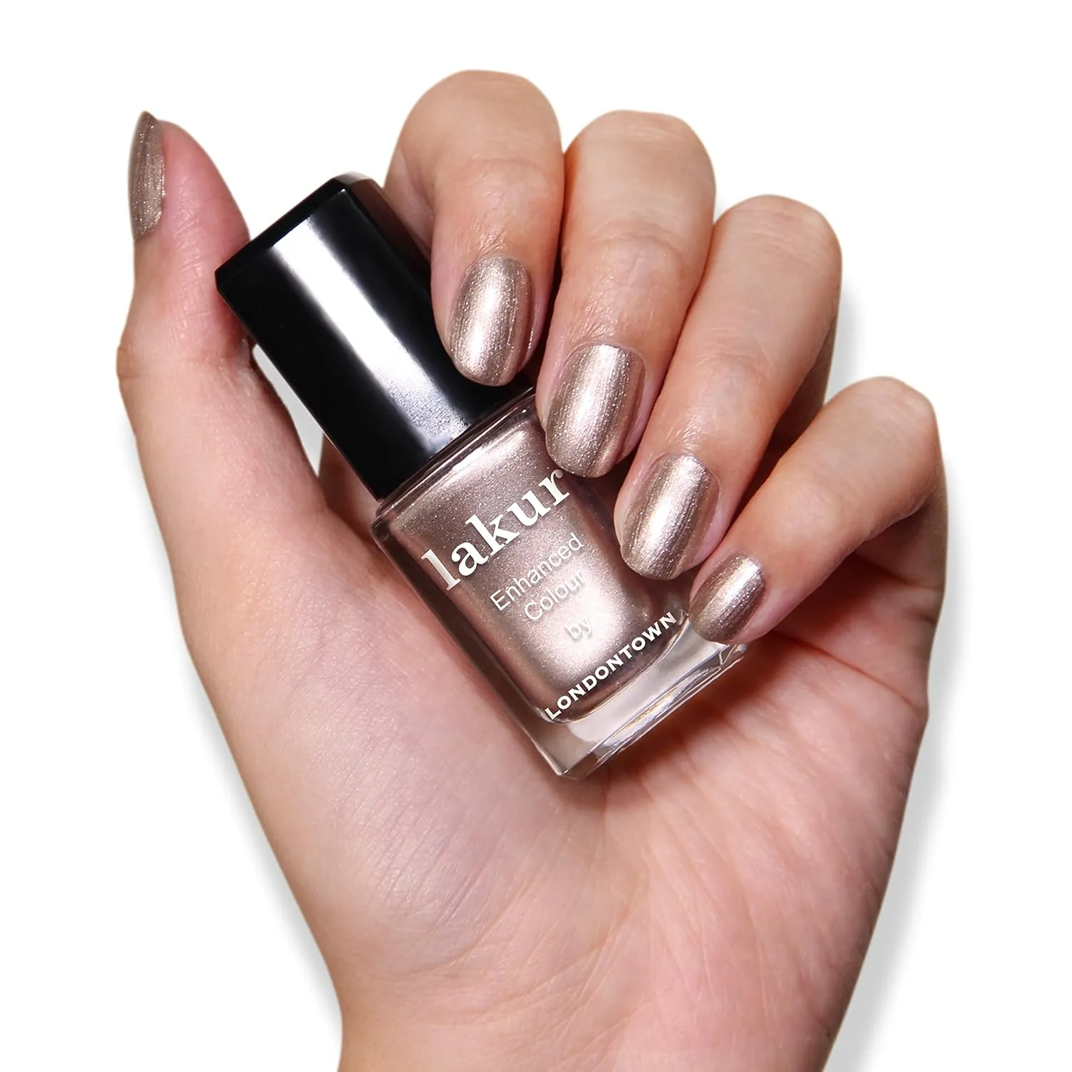 Shimmery Brown Nail Polish