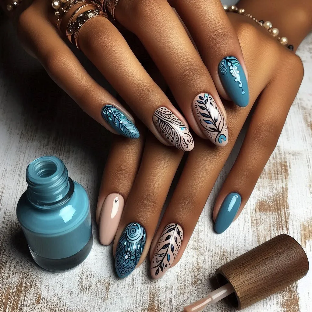 Blue Bliss Nail Designs