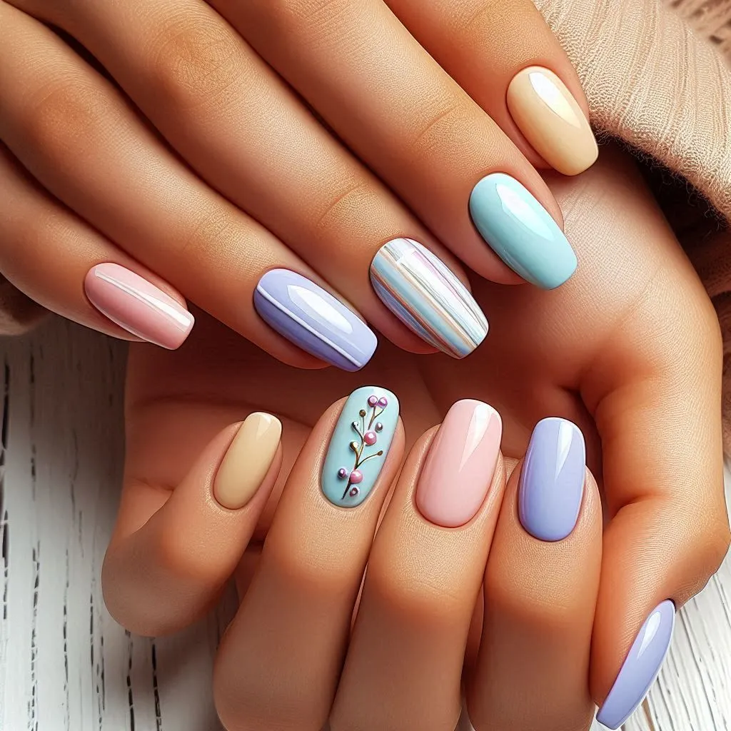 Pastel Paradise Nail Designs