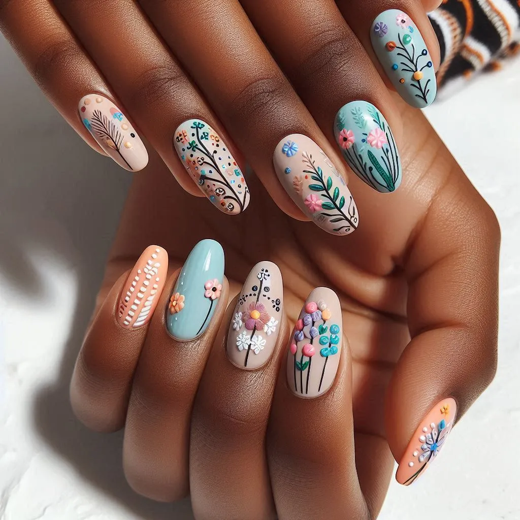 Pastel Paradise Nail Designs