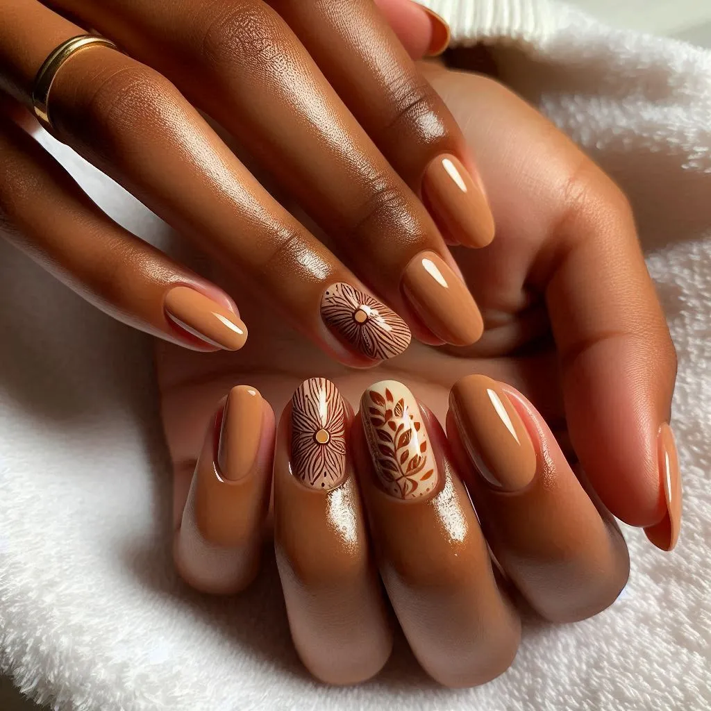 Sun-Kissed Neutrals Nail Designs