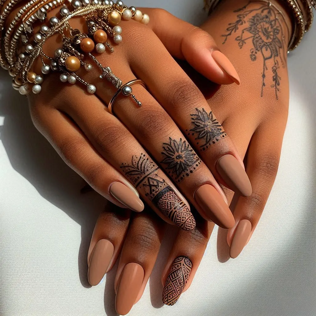 Sun-Kissed Neutrals Nail Designs