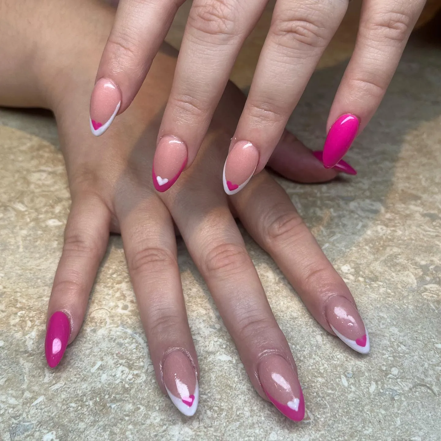 Short French Tip Nails