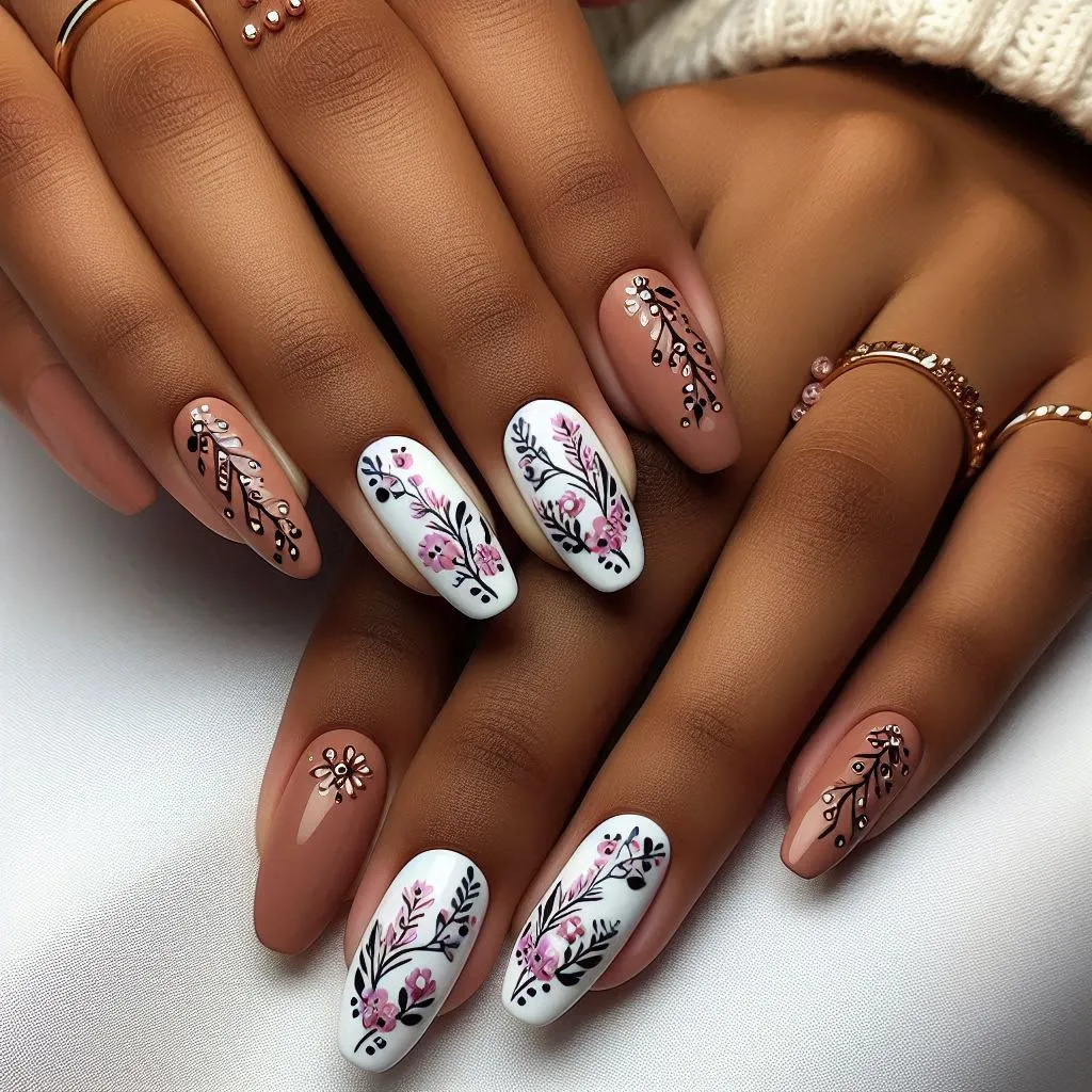 Floral Fantasia Nail Designs