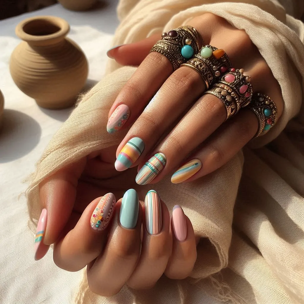 Pastel Nails