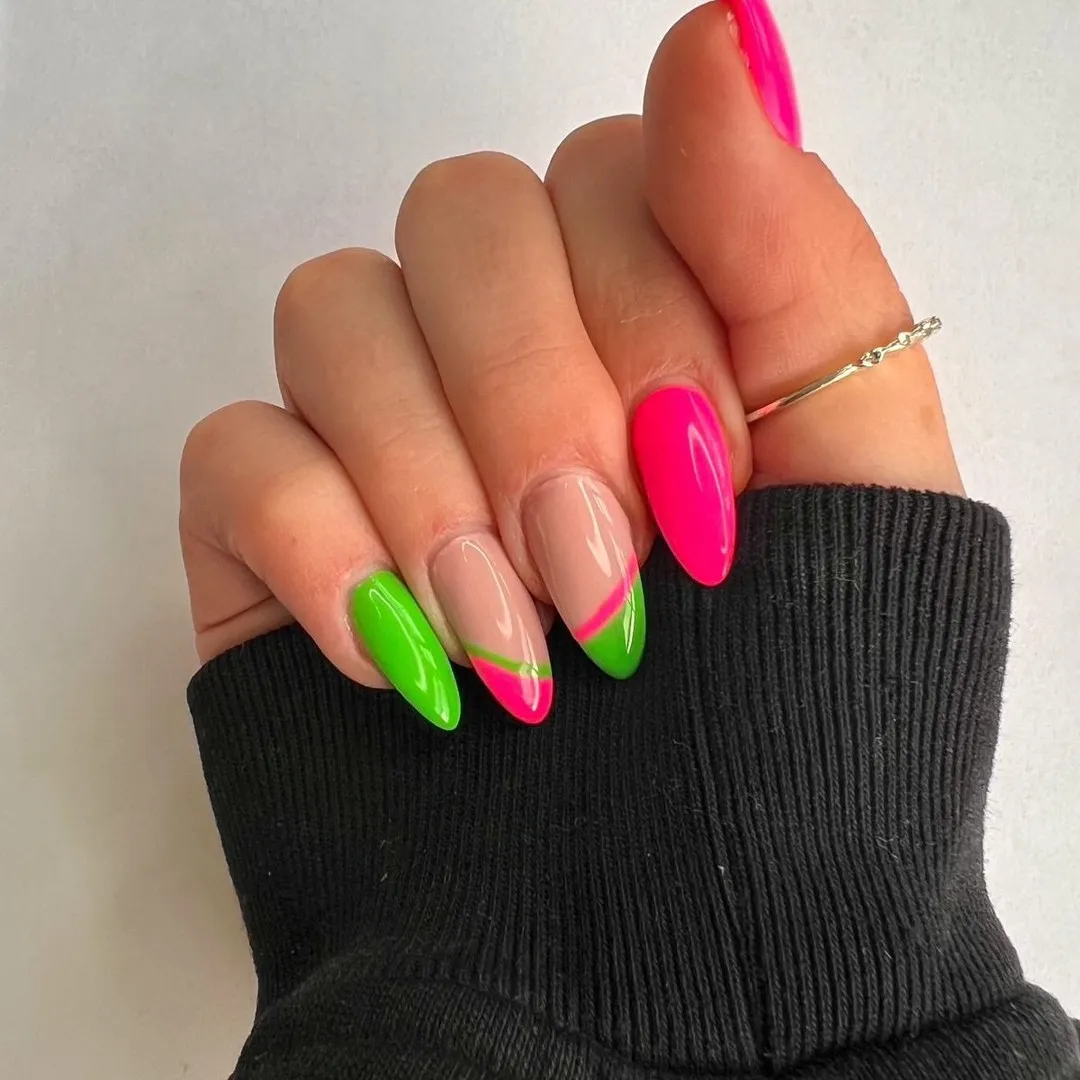 Neon Nail Designs Ideas