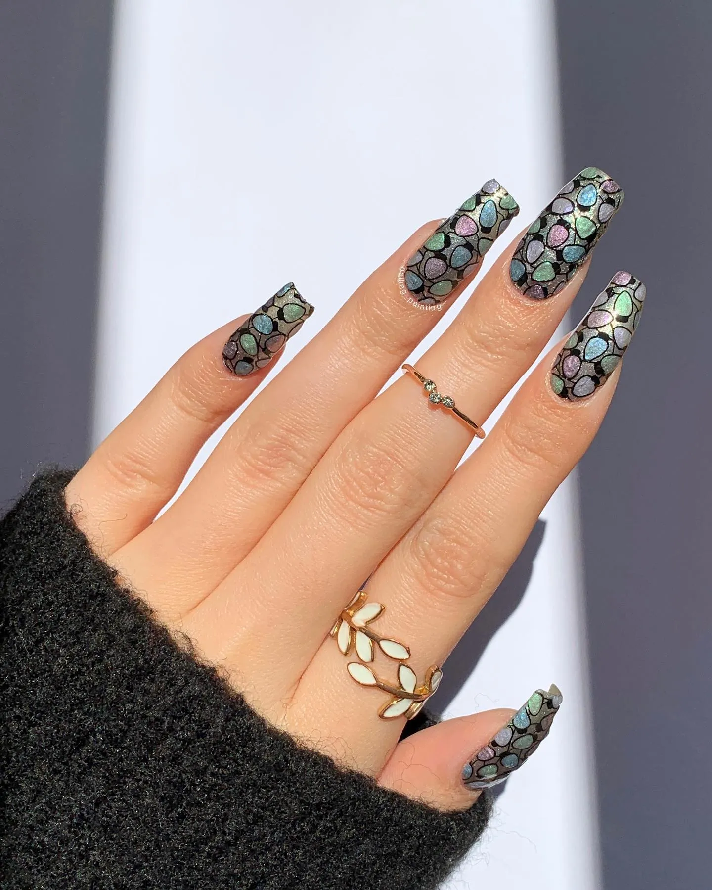 Metallic Nail Designs Ideas