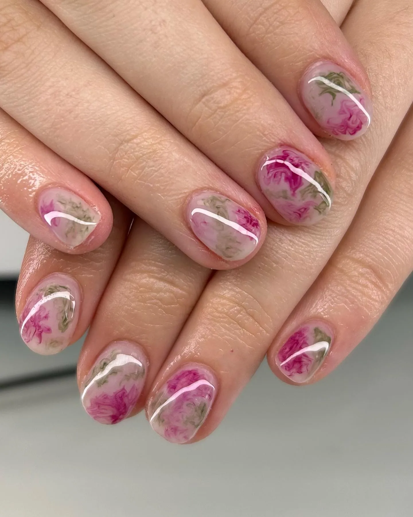 Watercolor Nail Art