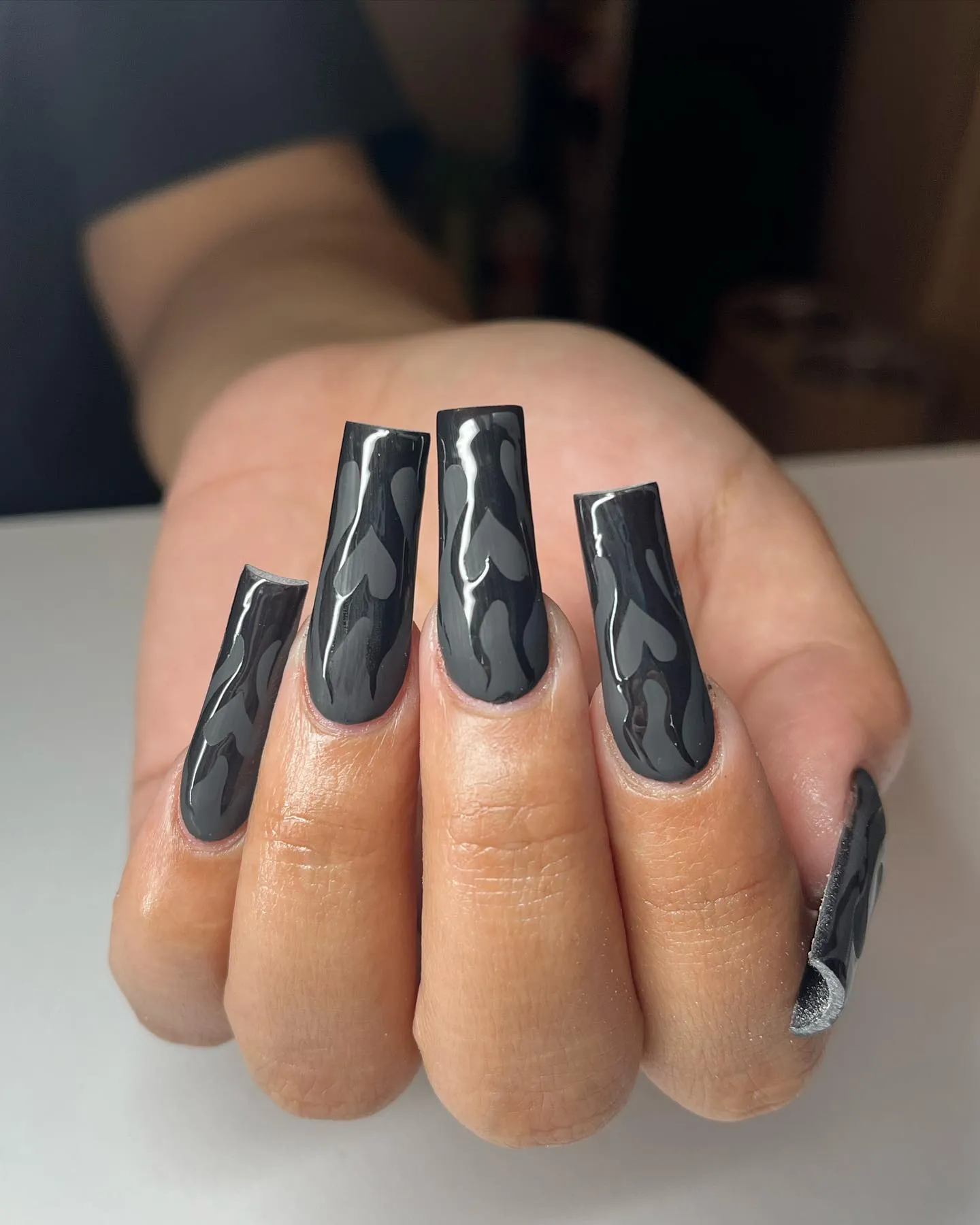 Back to Black Nails