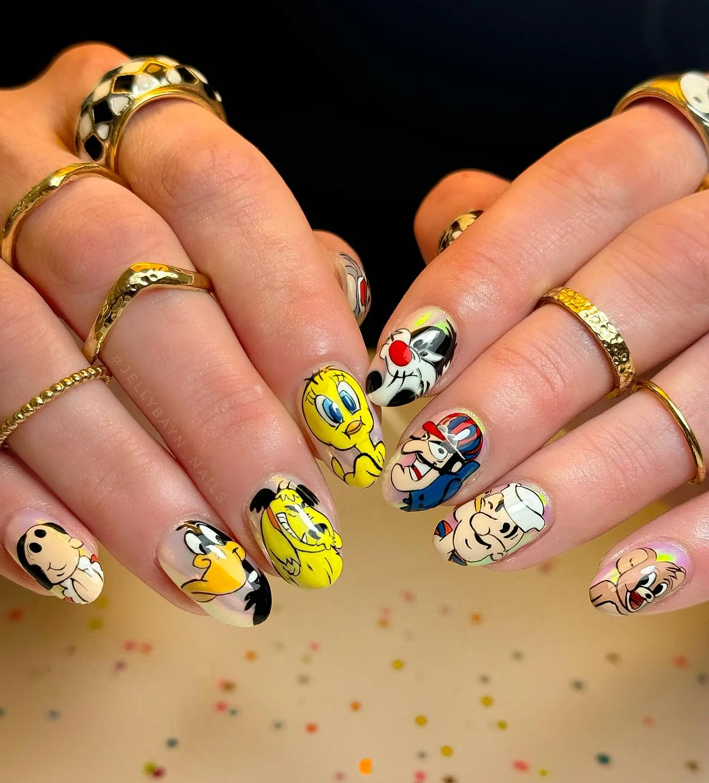 Cartoon Nail Designs Ideas