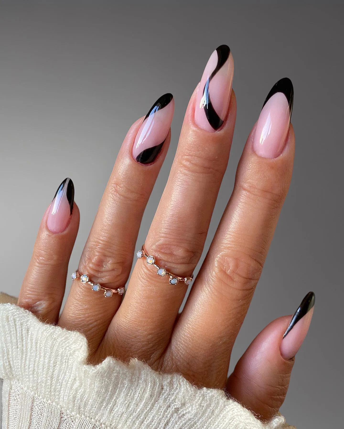 Bold Black Nail Designs