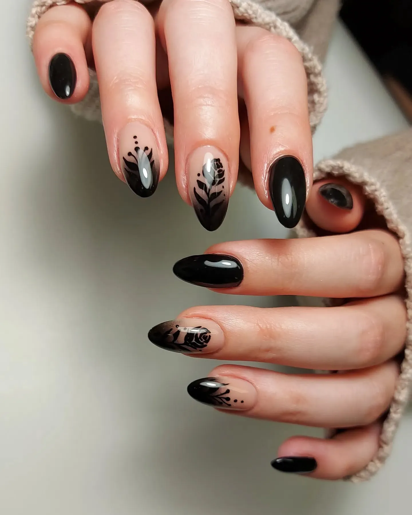 Bold Black Nail Designs