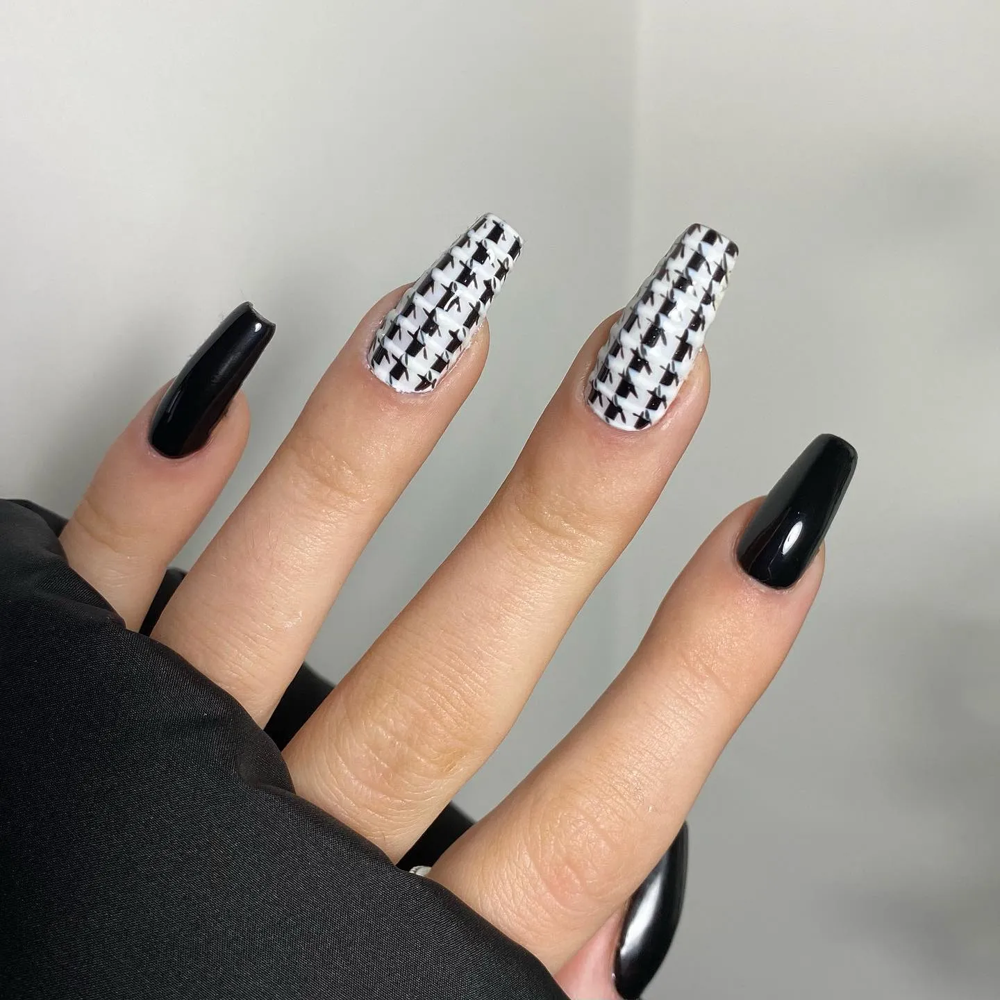 Black Coffin Nails for Parties