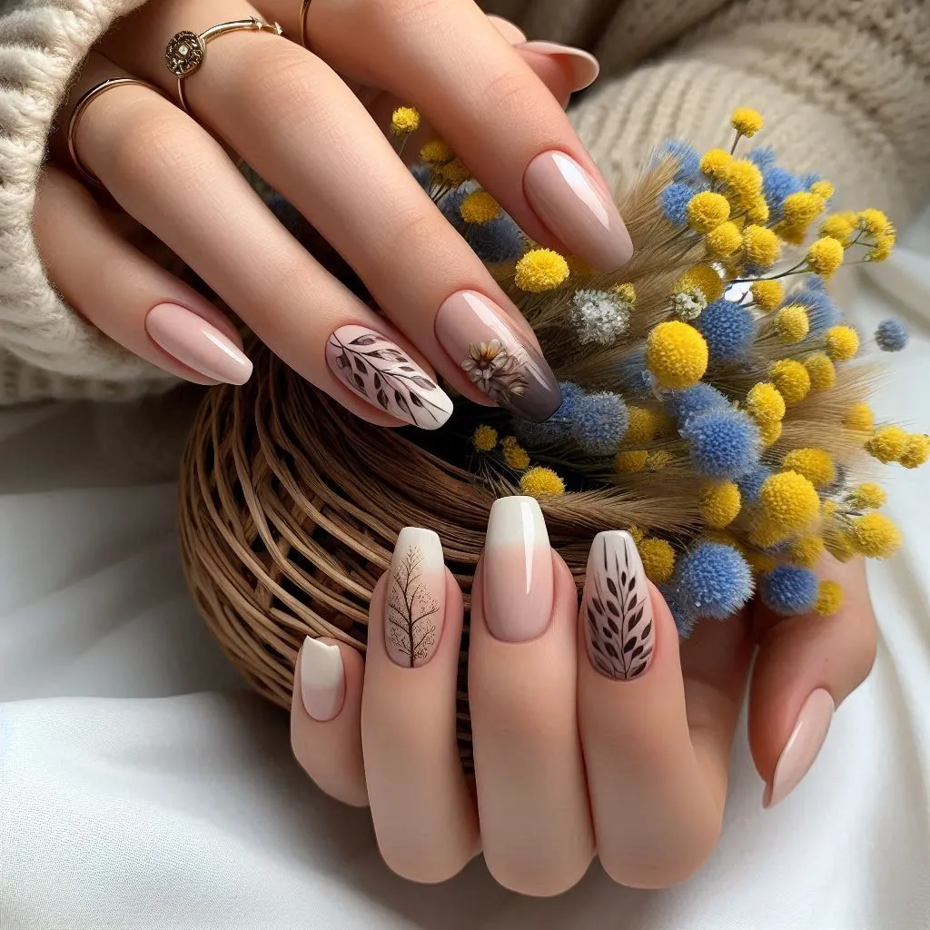 Floral Nails