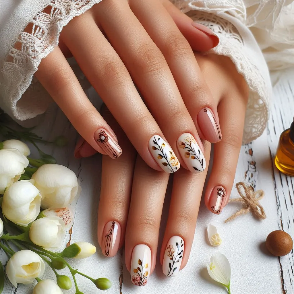 Floral Nails