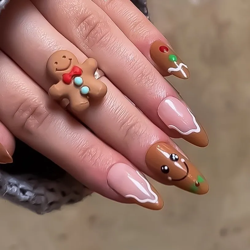 Gingerbread Man Nails