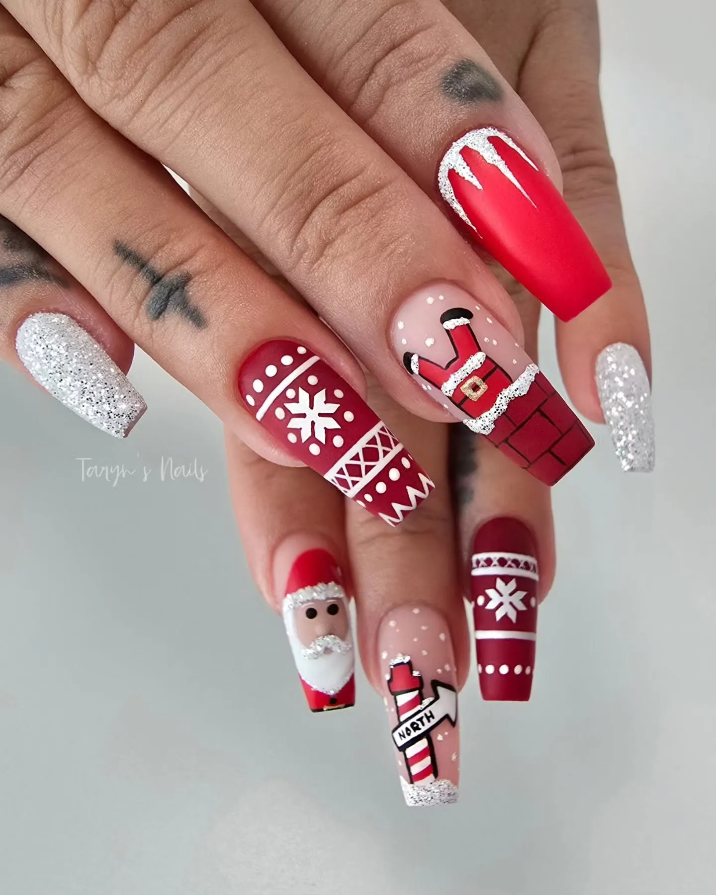 Ugly Sweater Nail Designs