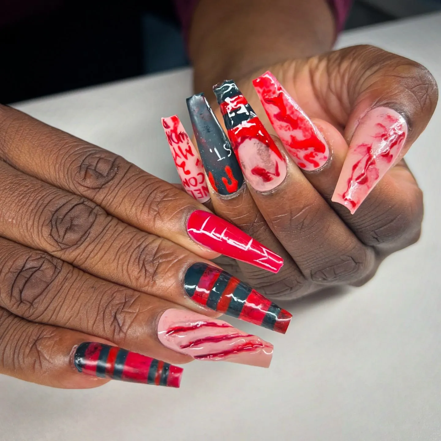 Freddy Krueger Nails