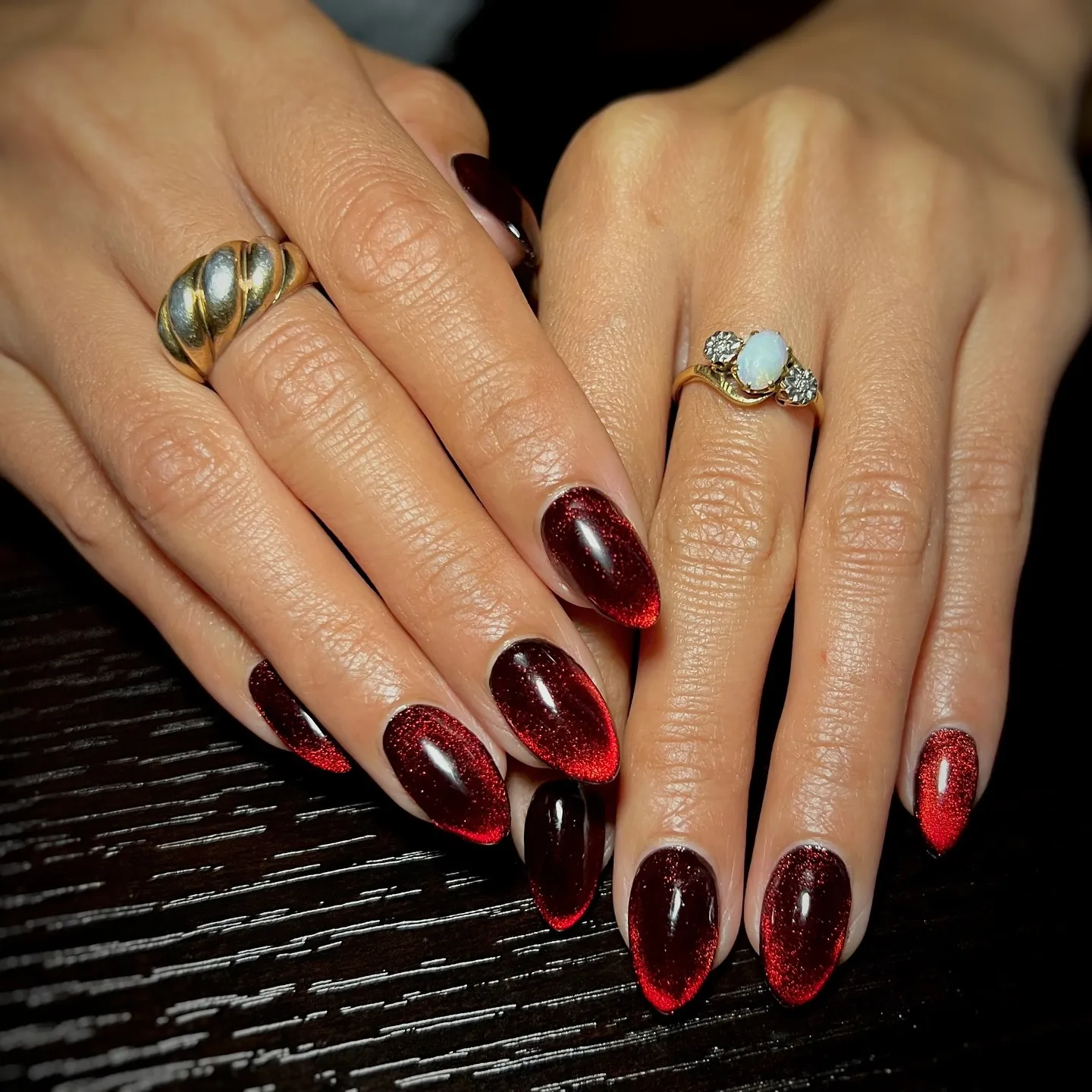 Red Velvet Matte Nails