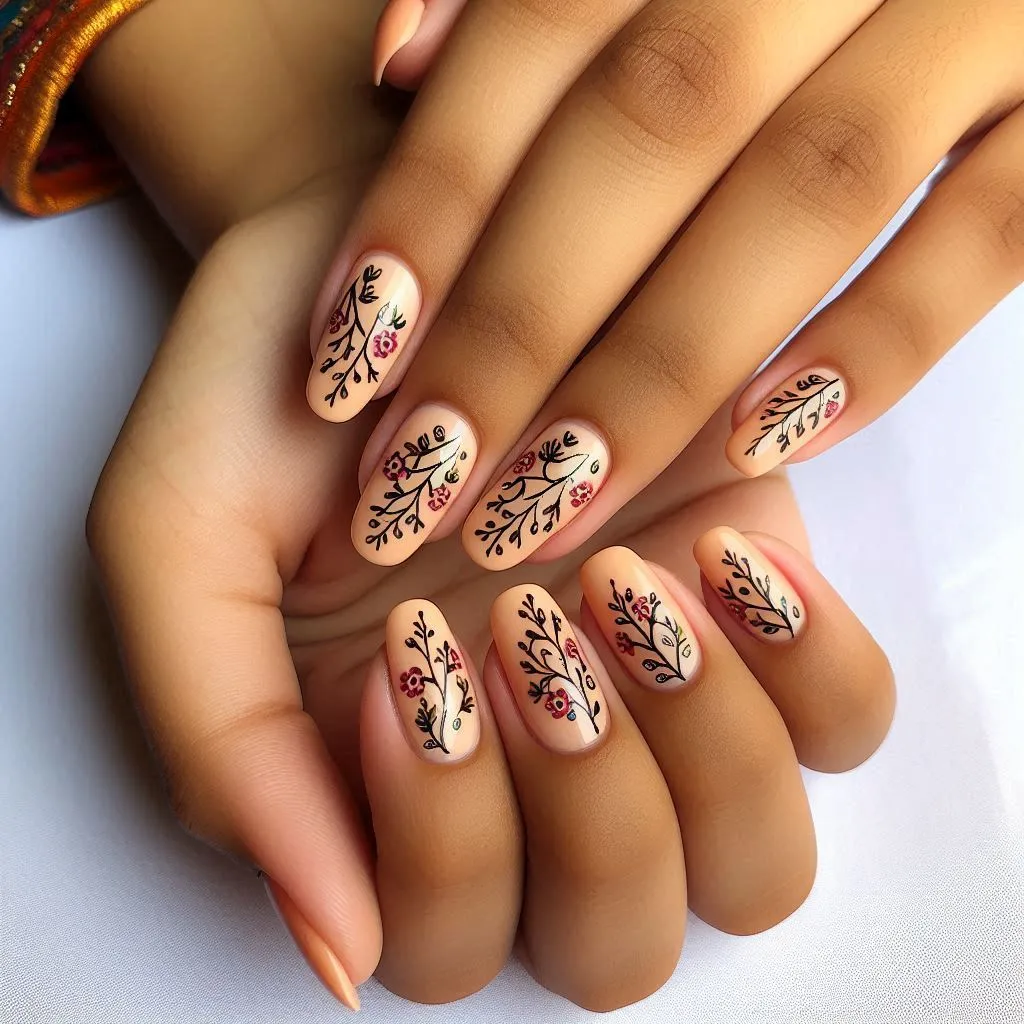 Floral Nails