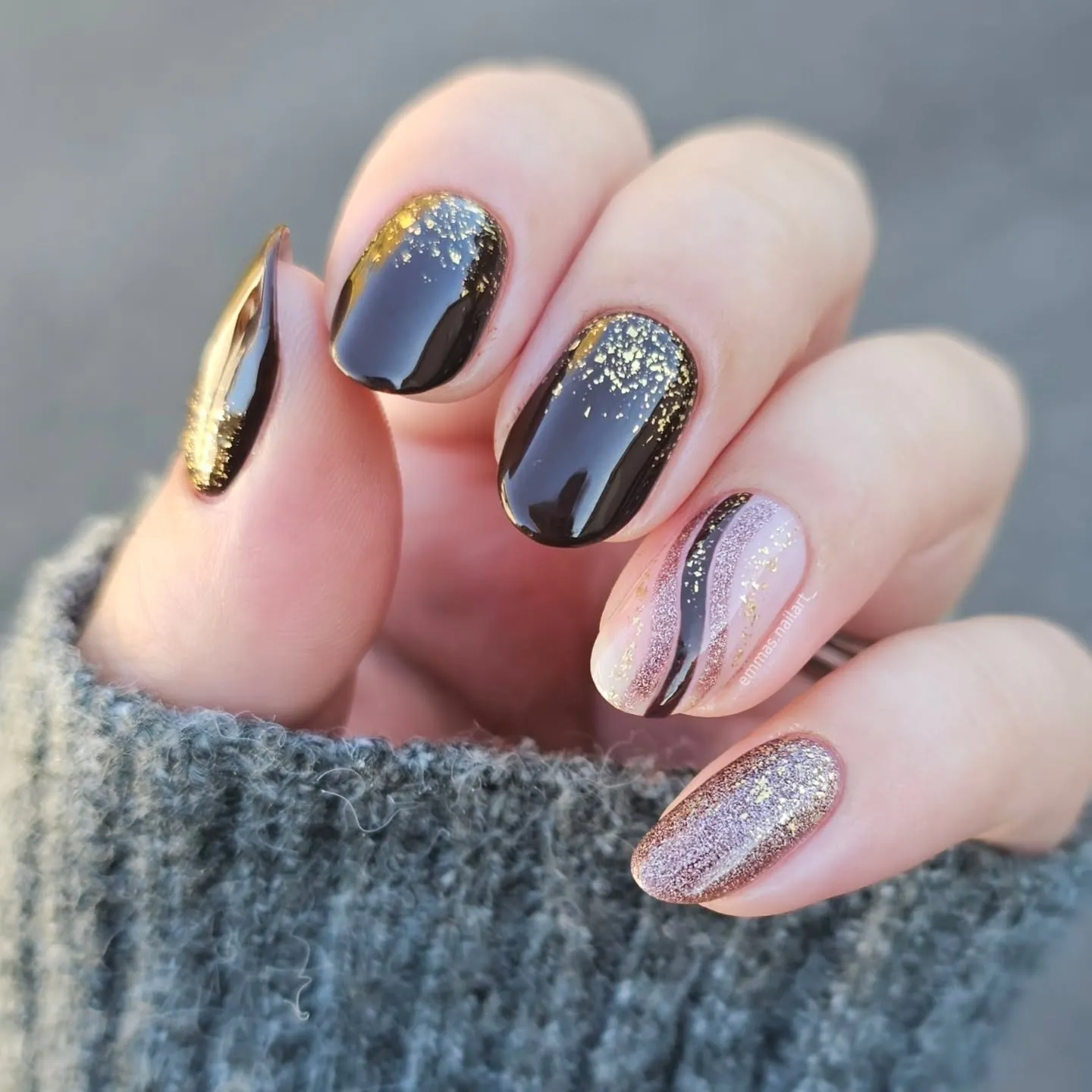 Negative Space Nails