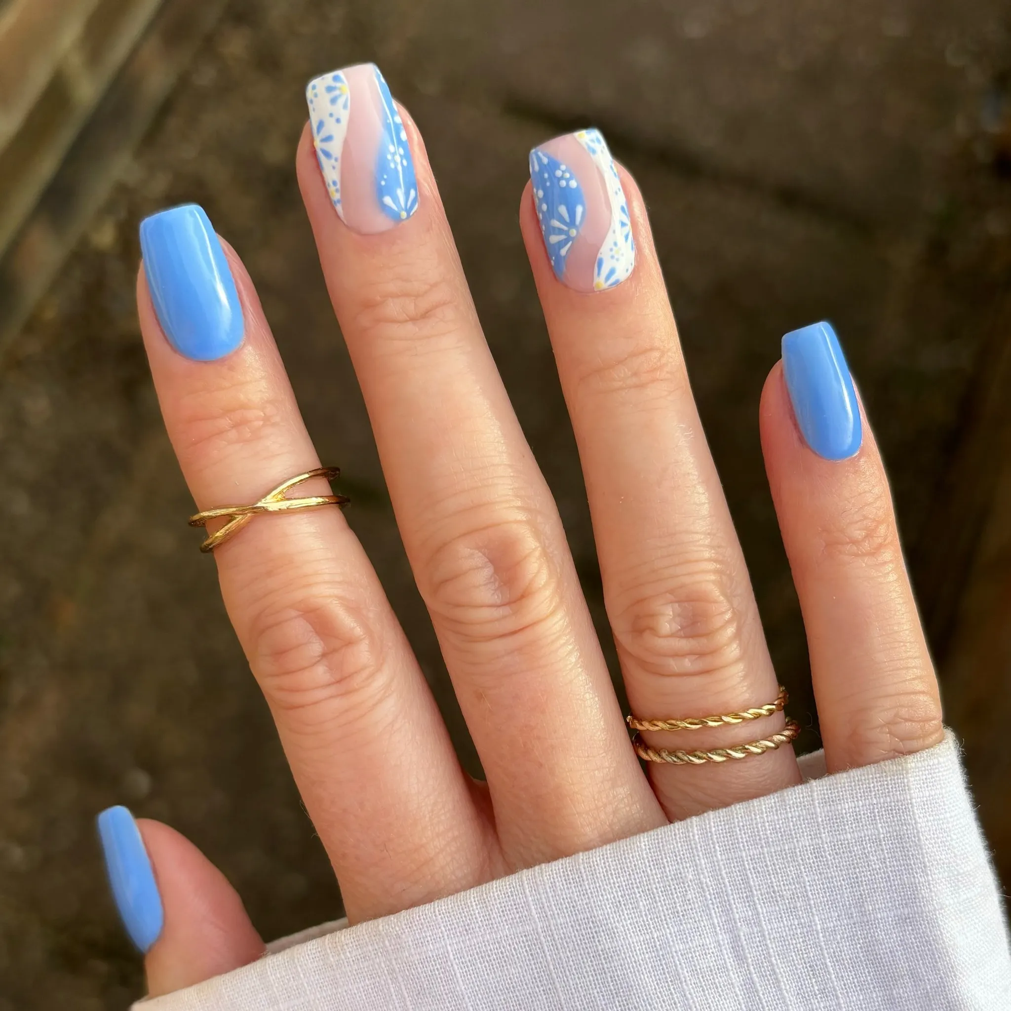 Turquoise Blue Nails