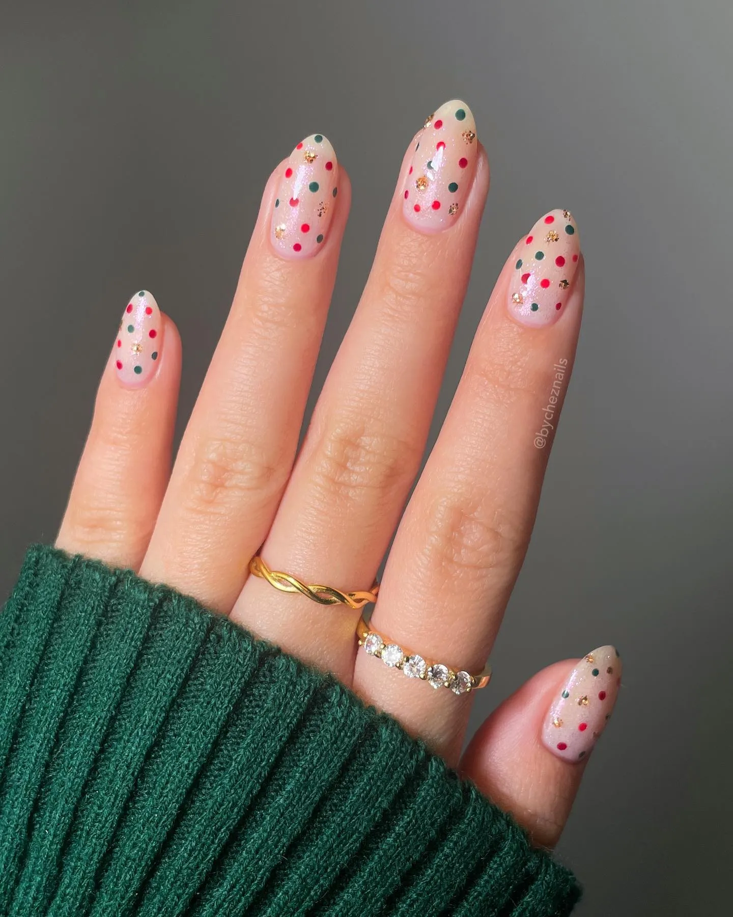 Candy Cane Nails